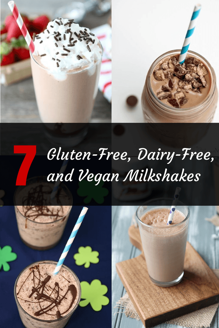vegan, dairy free, and gluten free milkshakes