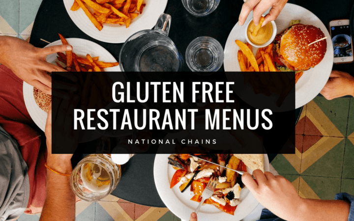 Gluten Free Restaurant Menus