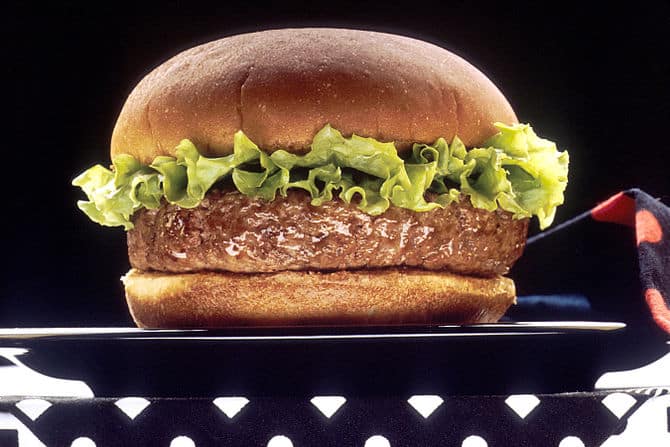 cultured beef burger