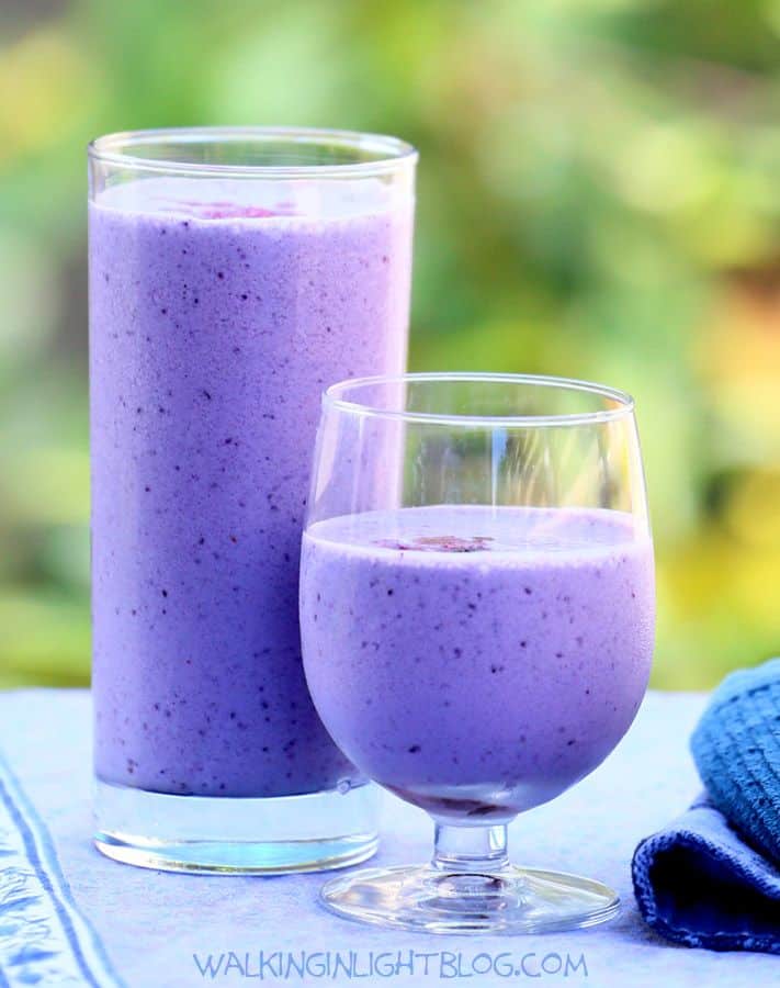 blueberry jellybean shake