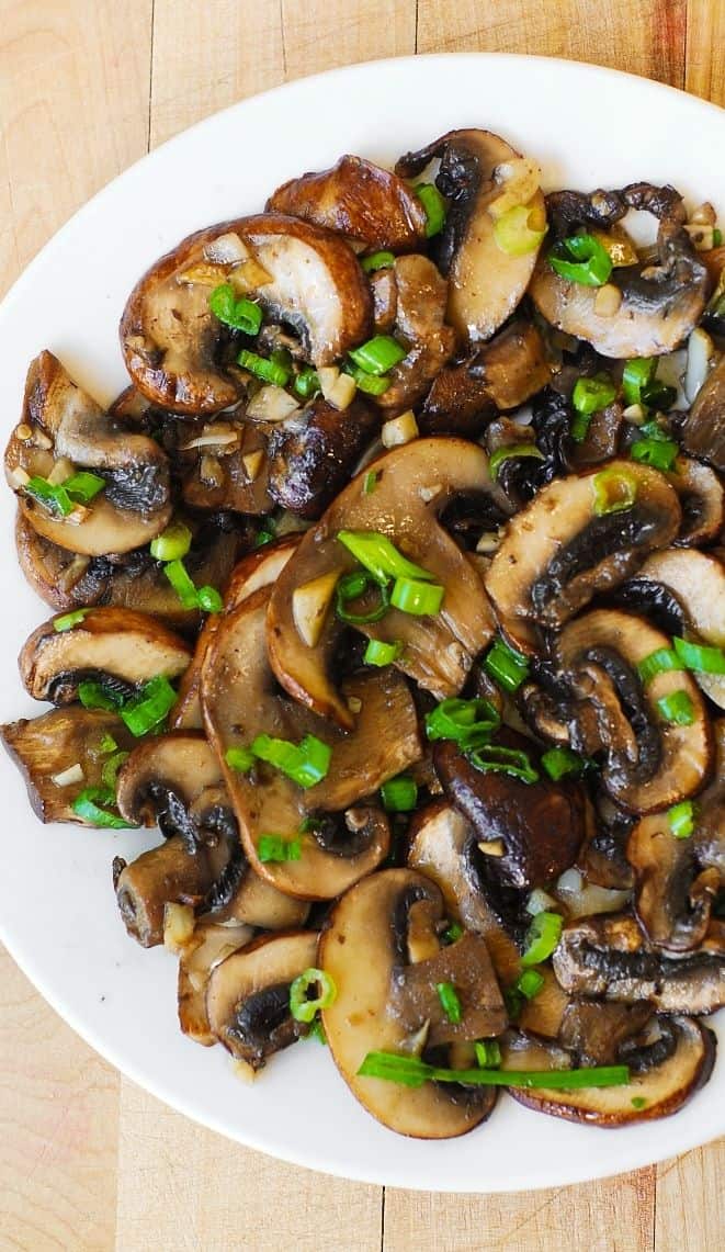 mushroom and garlic sautee