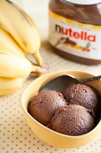 nutella banana ice cream recipe