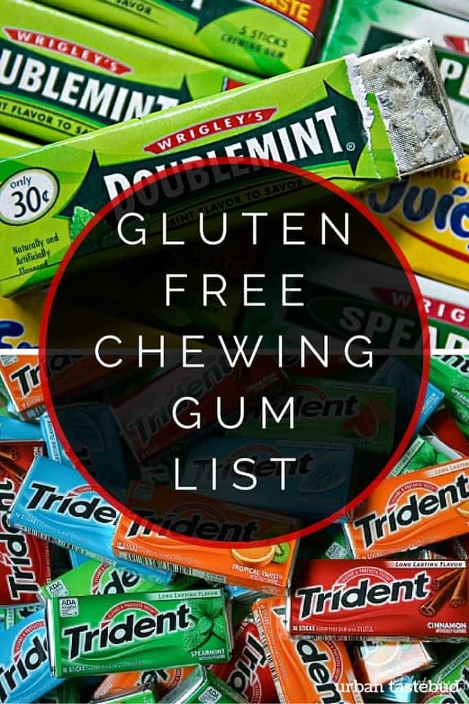 Gluten Free Chewing Gum List 