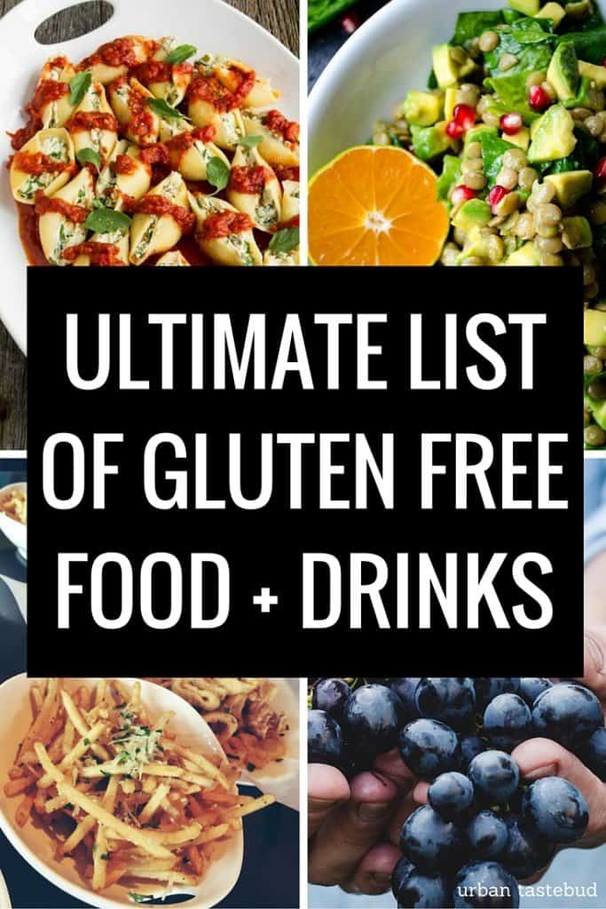 List of Gluten Free Foods