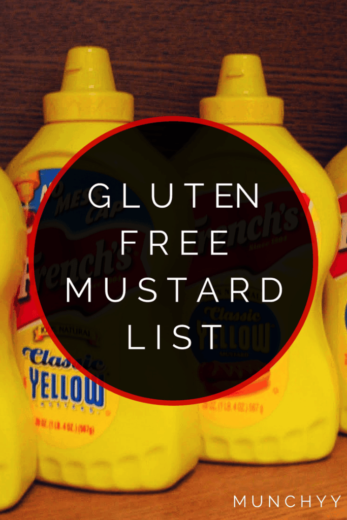 Gluten Free Mustards List