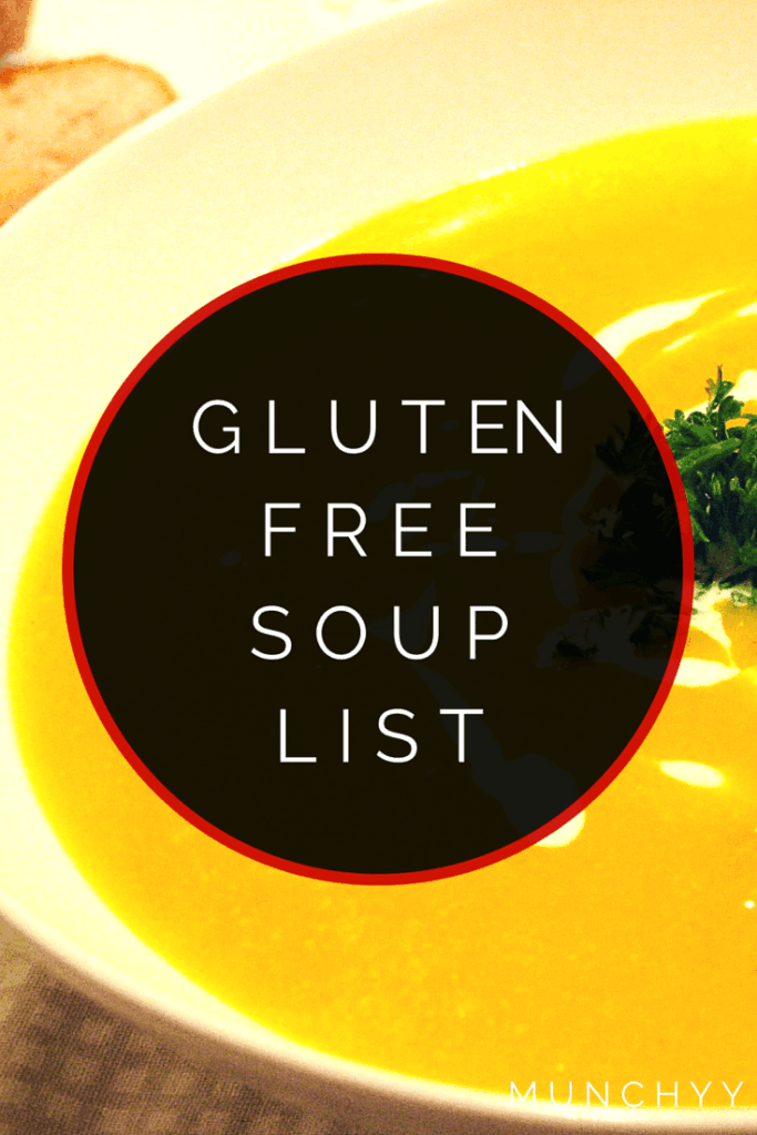 Gluten Free Soup Listing
