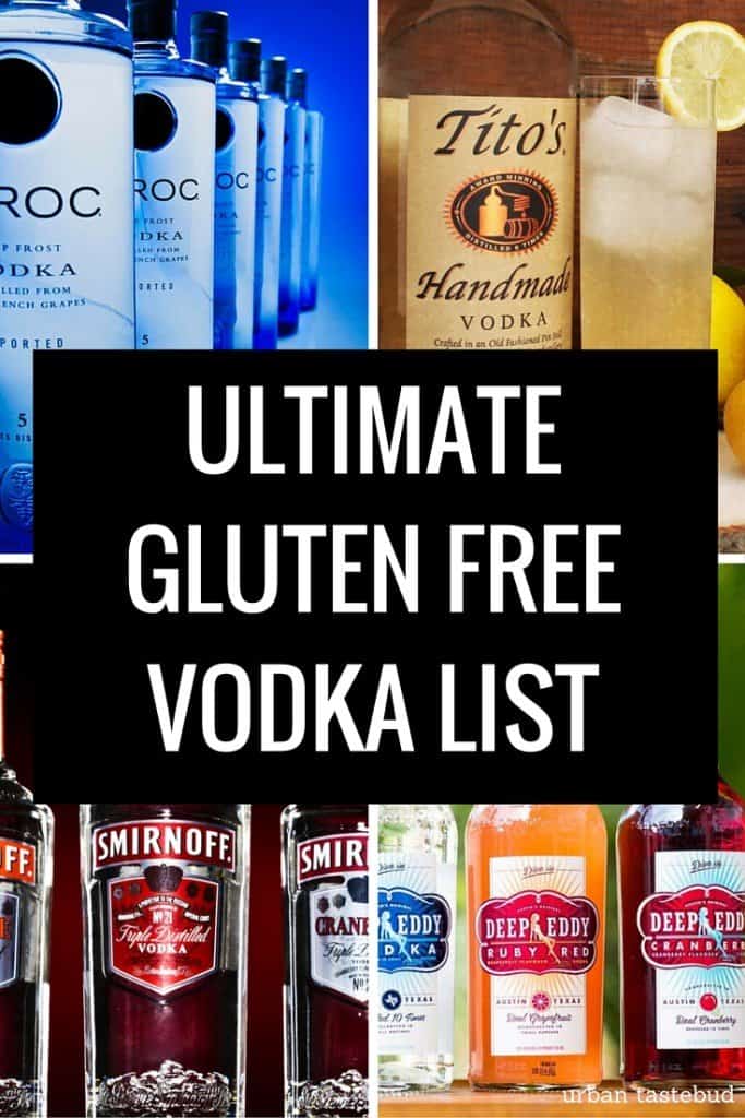 Gluten Free Vodka List and Guide