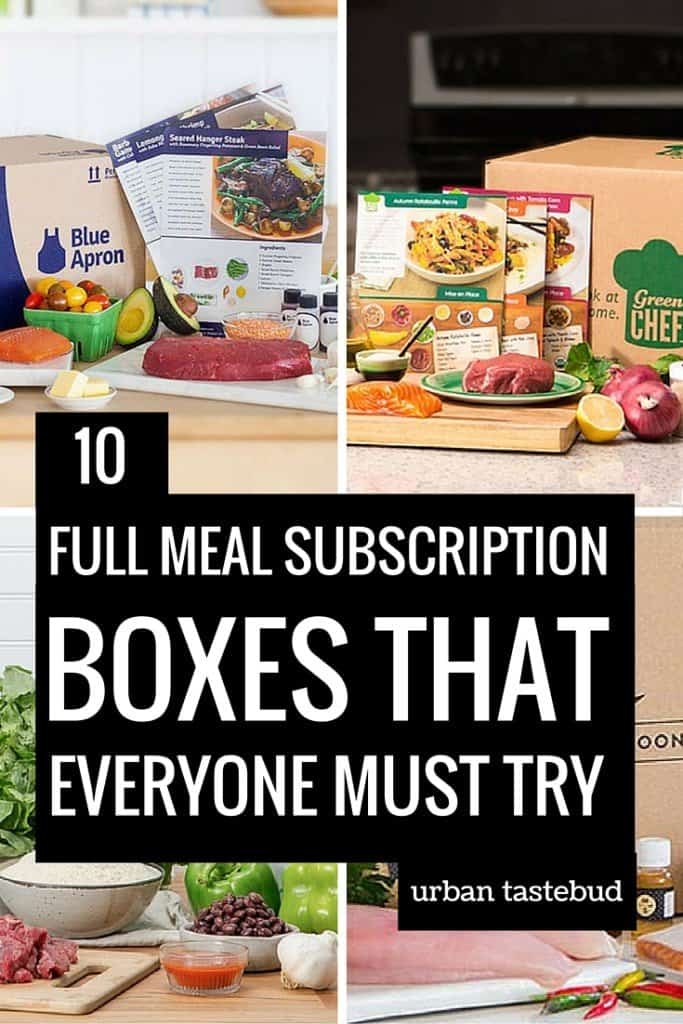 Best Full Meal Subscription Boxes List