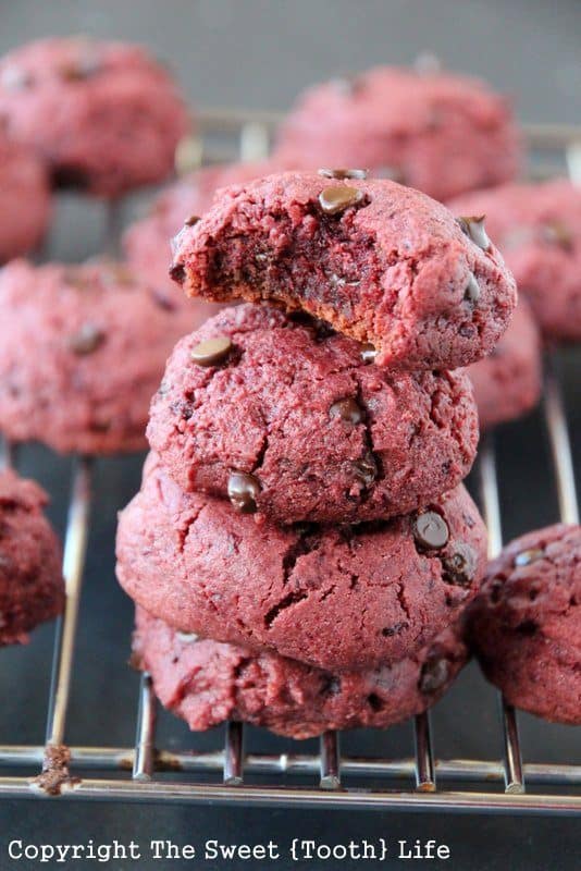 Gluten Free Red Velvet Cookies