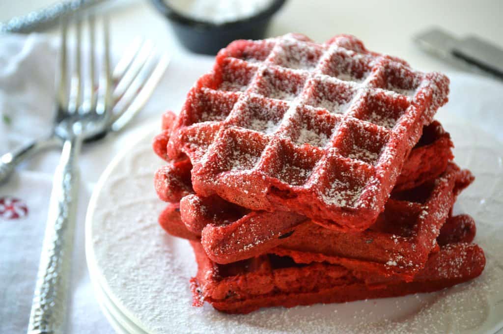 Gluten Free Red Velvet Waffle Recipe