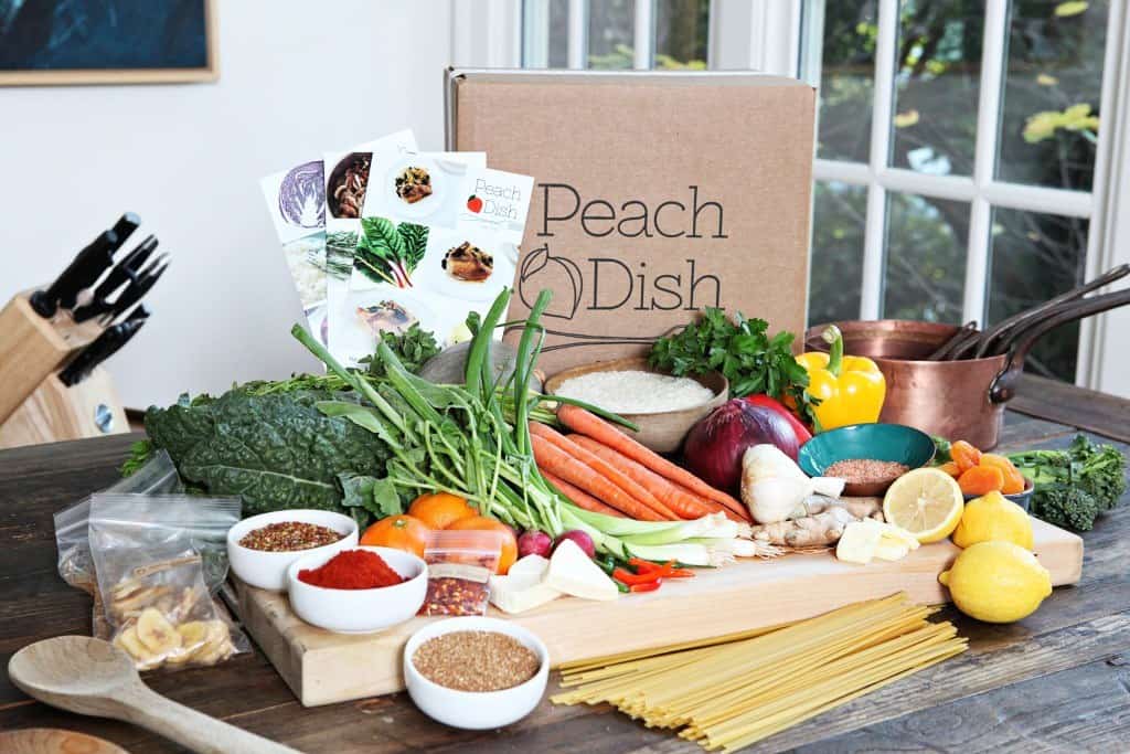 Peach Dish Full Meal Subscription Box 