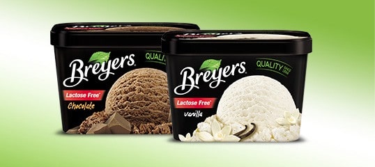 Breyer's Lacoste Free Ice Cream