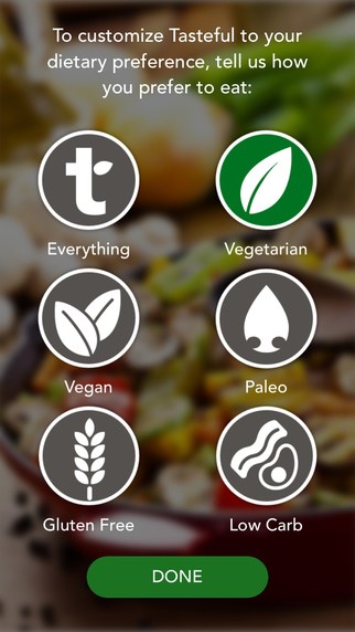 Tasteful Healthy Restaurant App