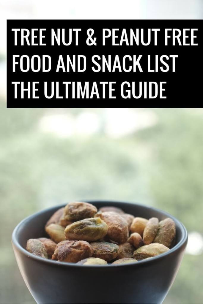Tree Nut and Peanut Free Food Listing