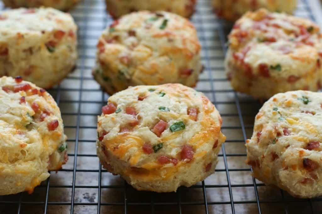 Gluten Free Ham and Cheese Biscuits