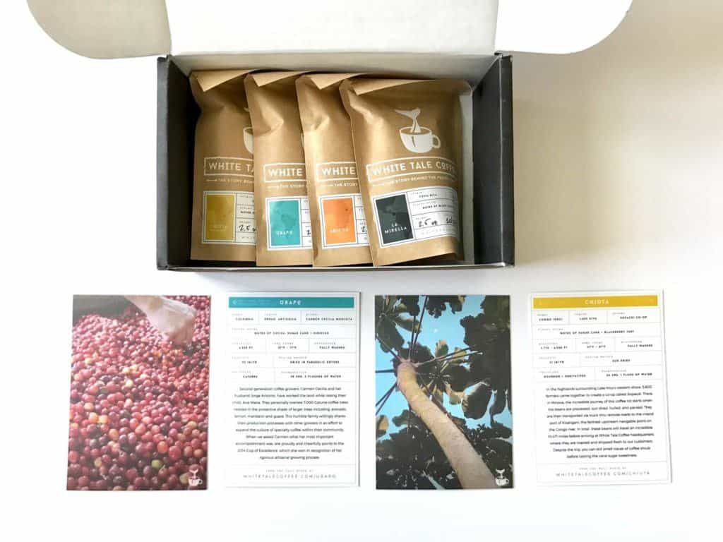 White Tale Coffee Monthly Box Review