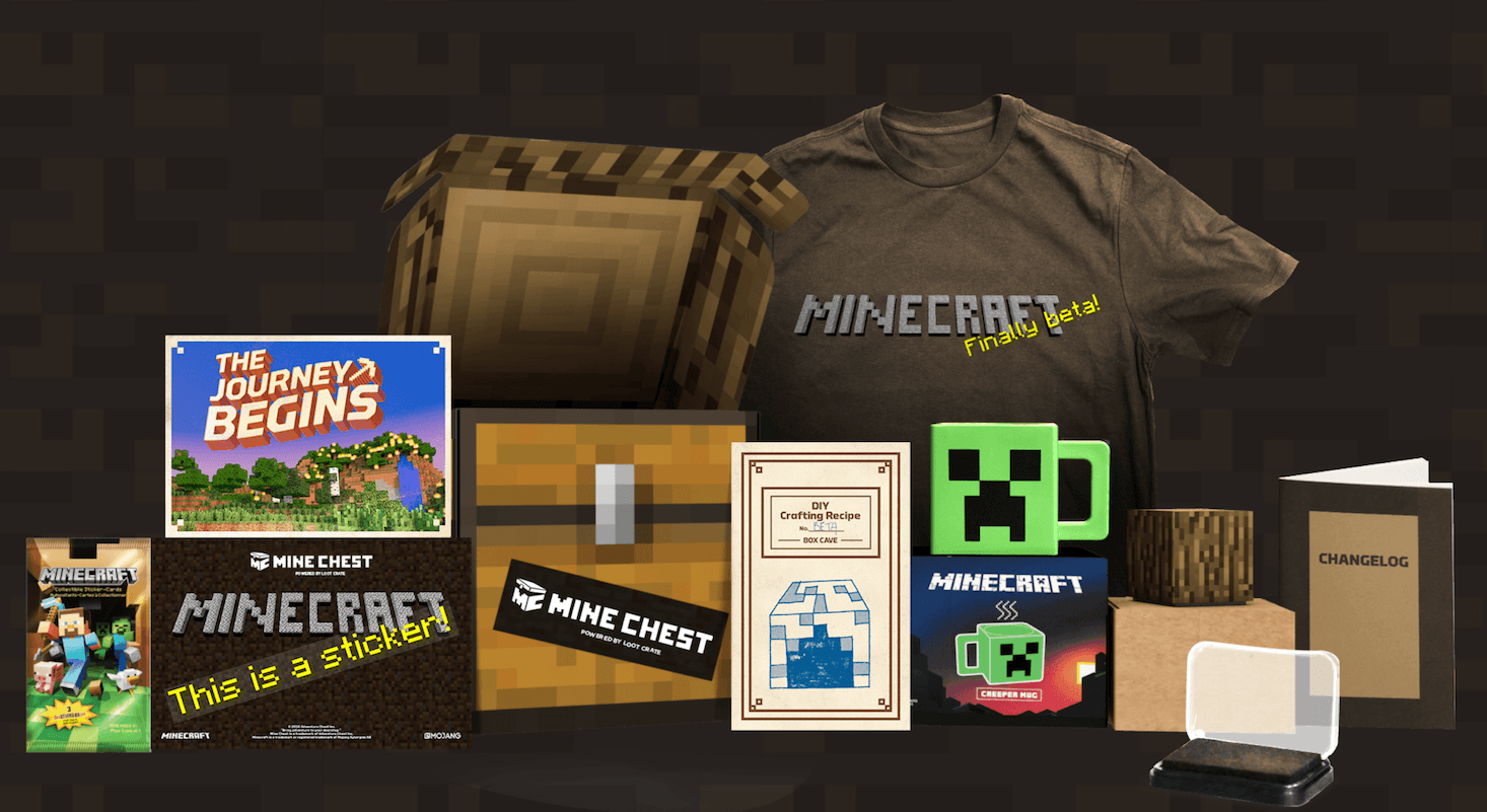 Mine Chest Minecraft Subscription Box