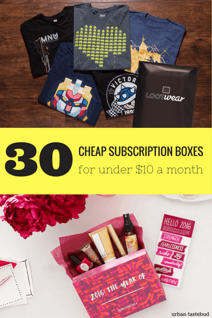 Best Cheap Subscription Boxes