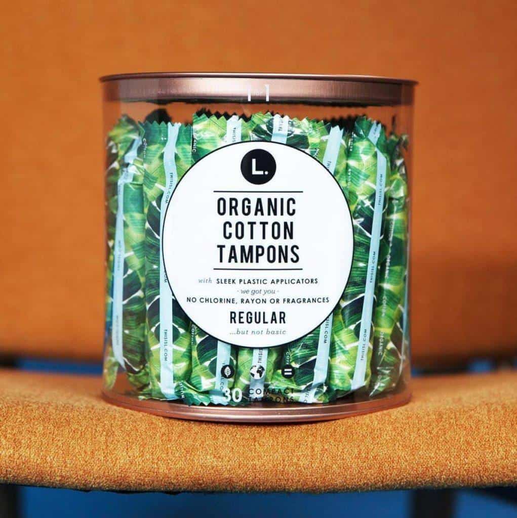 This is L Organic Tampon Subscription Box