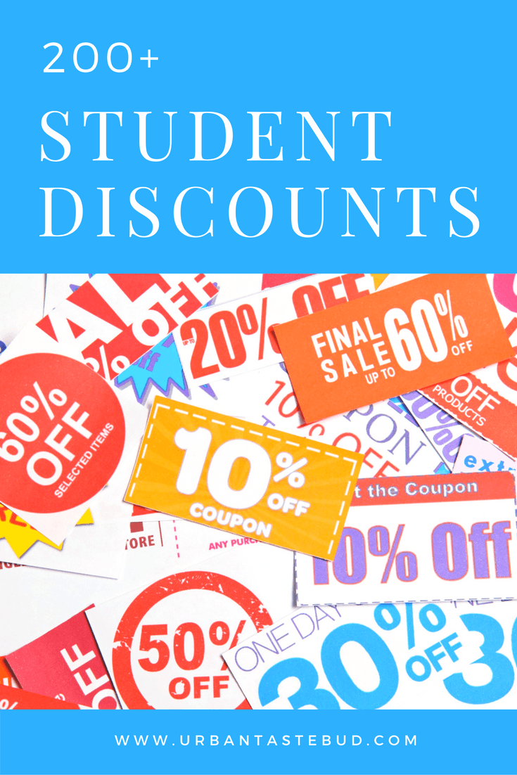 Student Discounts College and High School