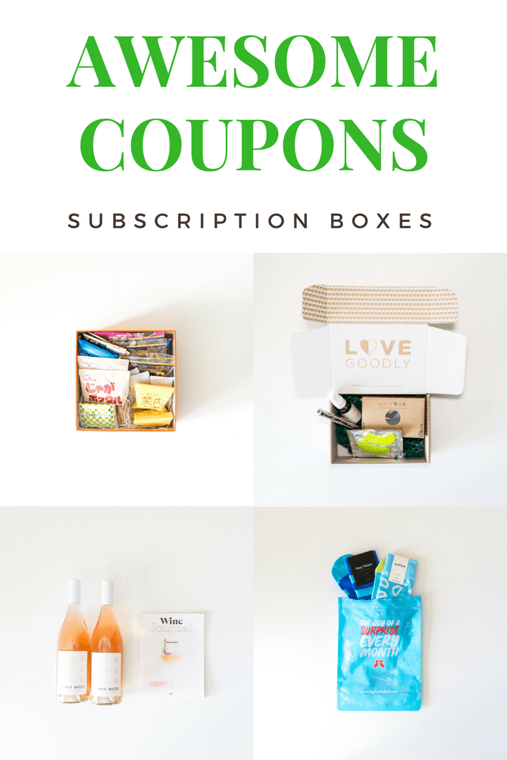 Best Subscription Box Coupons
