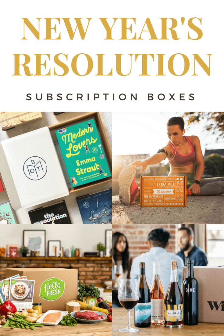 Best New Year's Resolution Subscription Boxes
