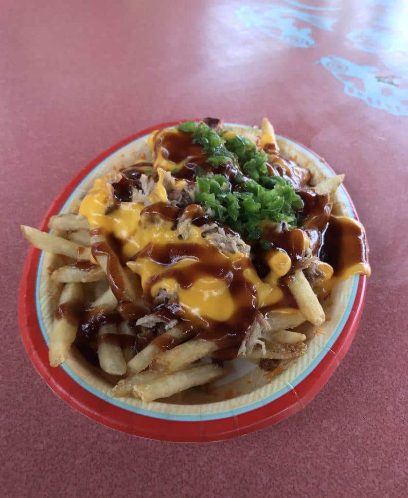 Pulled Pork Cheese Fries